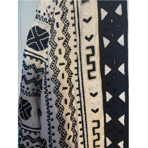 H&M Black & White Beaded Jacket - Picture 4 of 5